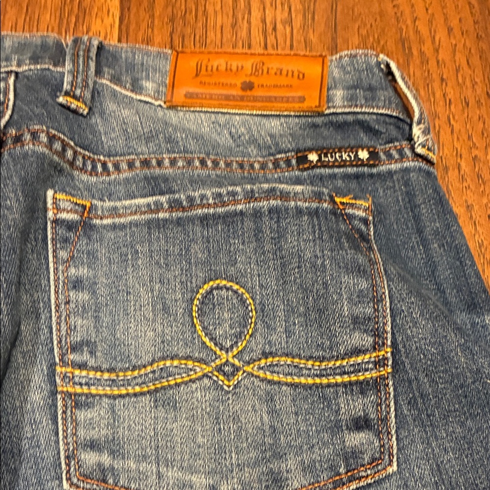 Lucky Brand Blue Flare Jeans - Picture 6 of 7